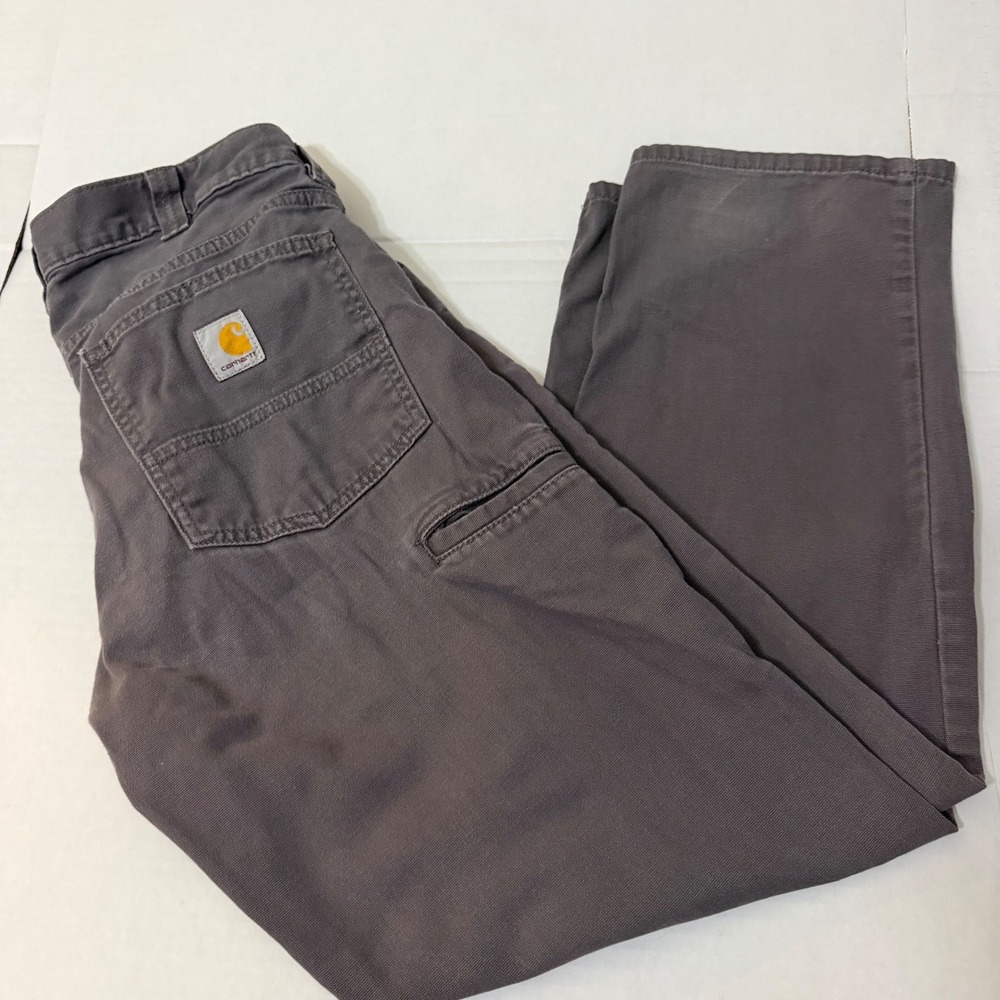 Carhartt Relaxed Fit Rugged Flex Work Pants Charcoal Gray 32x30 5 pocket